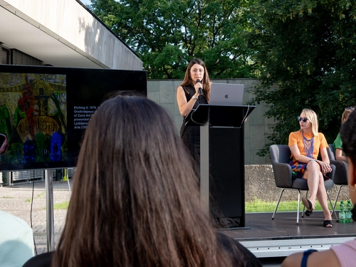 Presentation of the 35th Ljubljana Biennale of Graphic Arts in Haus der Kulturen der Welt, Berlin.