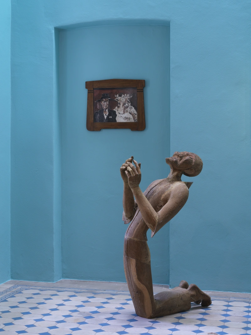Museum of Too-modern Art, From the Museum Archive (Oliver Marčeta, Wedding Painting - Vinči and Jagoda, 1994; Ervin Potočnik, Saint Francis, 2004).