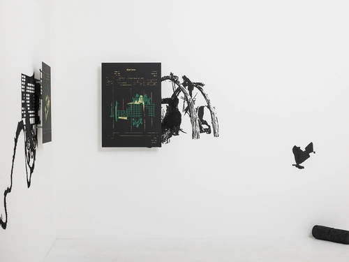 Helena Tahir, The Last Sector II. Installation view, MGLC Švicarija, 2025. Photo: Jaka Babnik. MGLC Archive.