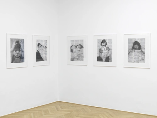 Sonja Vulpes, Limbo. Postavitev razstave, MGLC Grad Tivoli, 2021.