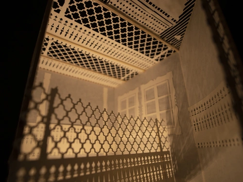 Janja Kosi, From ... to ... Installation view, MGLC Švicarija, Ljubljana, 2023.