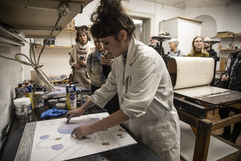 Summer School of Printmaking: Linocut