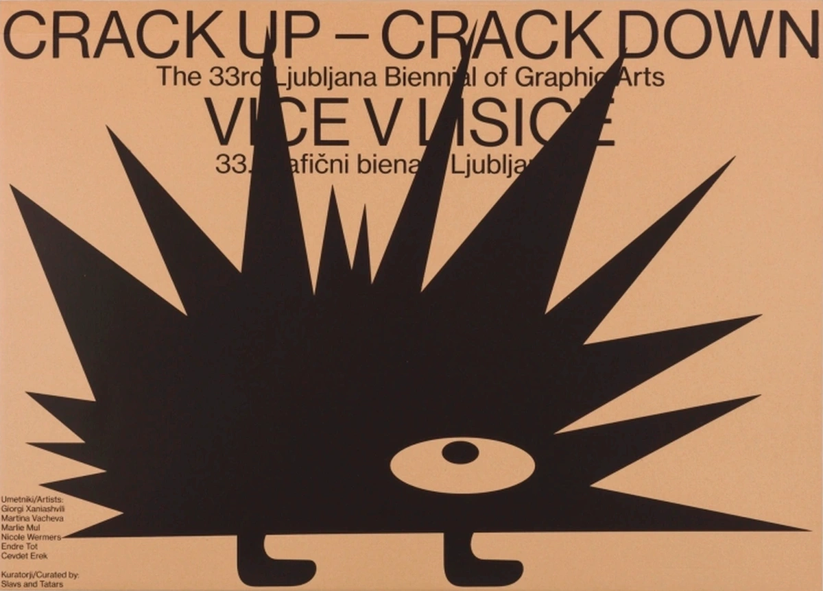 The Print Portfolio of Artists of the 33rd Ljubljana Biennial of Graphic Arts, Crack up - Crack down