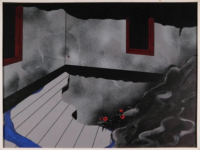 Untitled, 1975, acrylic on canvas 83,5 x 62 cm