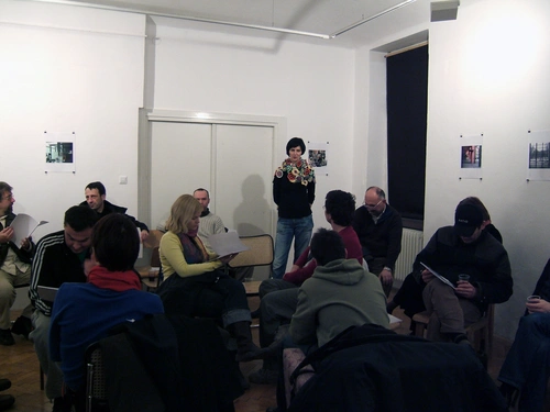 Dialog v kuhinji, I. del (samostojna razstava), Center in Galerija P74, Ljubljana, 2006.