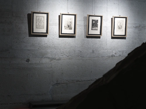 Sreda v sredo & friends. Installation view, “S” Gallery, Ljubljana Castle, Ljubljana, 2025. Photo: Jaka Babnik. MGLC Archive.
