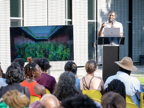 Presentation of the 35th Ljubljana Biennale of Graphic Arts in Haus der Kulturen der Welt, Berlin.