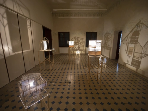 Janja Kosi, From ... to ... Installation view, MGLC Švicarija, Ljubljana, 2023.