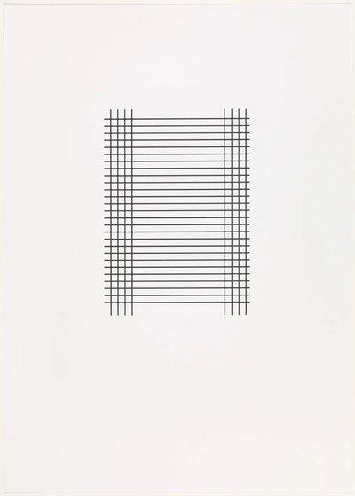 Small but dangers, Thin line 3, screen print on paper, 70 x 50 cm, 2016. Printed at the MGLC Print Studio.