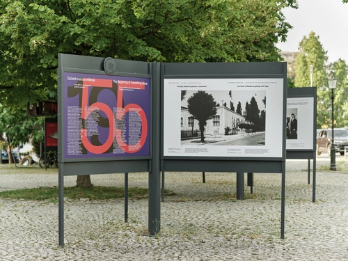 Začetek nečesa velikega. Leto 1955 in I. mednarodna grafična razstava. Postavitev razstave, Muzej novejše in sodobne zgodovine Slovenije, Ljubljana, 2025. Foto: Klemen Ilovar. Arhiv MGLC.