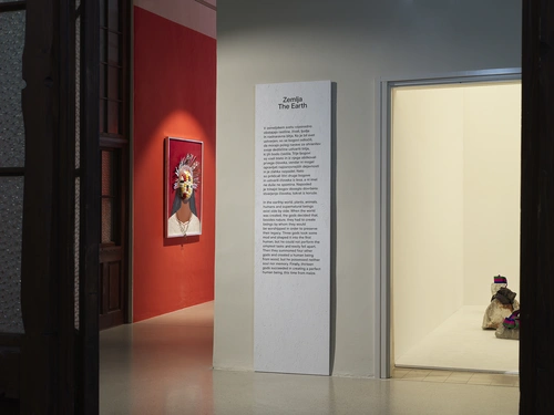Antonio Pichillá, The Offering. Installation view, MGLC Švicarija, Ljubljana, 2024/2025.