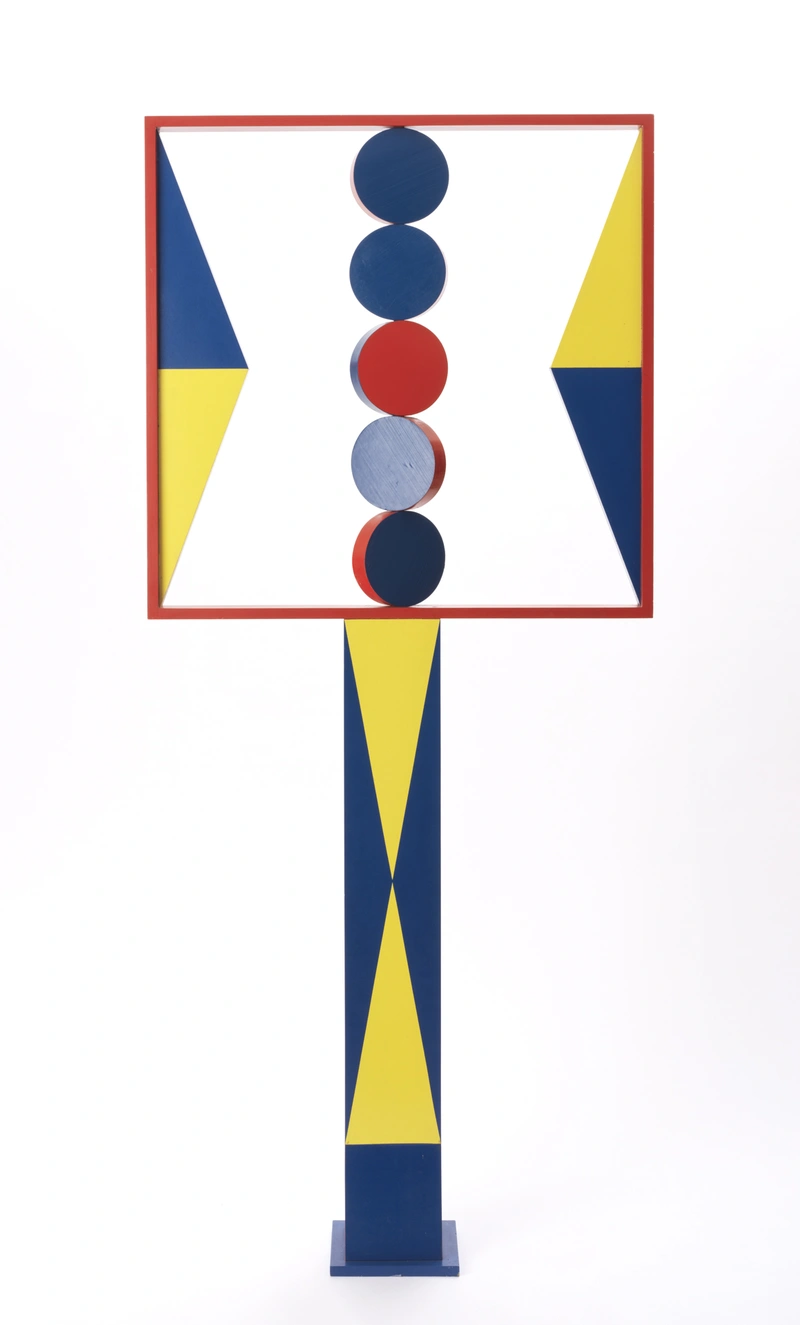 Drago Hrvacki, OT-26, coloured wood, 1968.