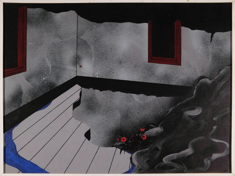 Untitled, 1975, acrylic on canvas 83,5 x 62 cm