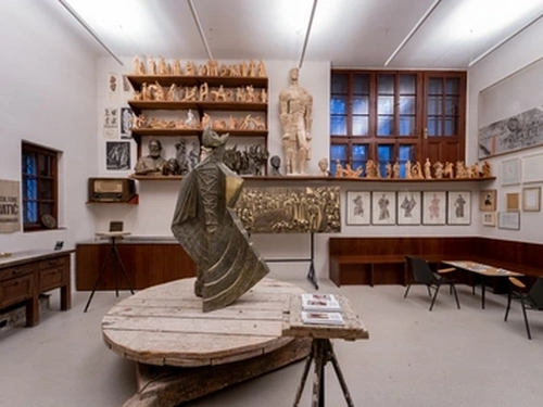 Stojan Batič Memorial Studio. Permanent installation, MGLC Švicarija, Ljubljana.