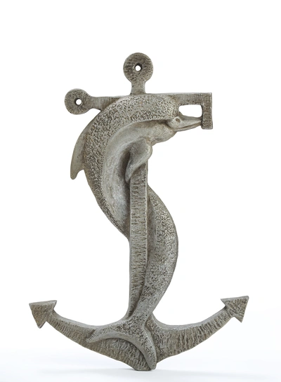 Stojan Batič, Anchor and Dolphin, 1964. The work was part of the artistic décor of the Ljubljana (II) motor liner for the transport of general cargo in service from 1964 to 1986. From the collection of Splošna plovba d. o. o., Portorož (inv. no. 0008294).