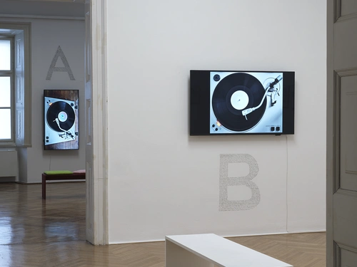 Sašo Vrabič, New Plate. Installation view, MGLC Grad Tivoli, 2026.