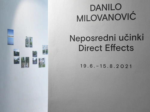 Danilo Milovanović, Direct Effects. Installation view, Švicarija, 2021.