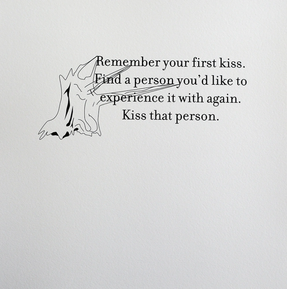 Remember your first kiss.