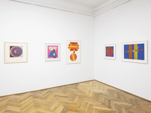 Victor Vasarely in the Echo. Installation view, MGLC Grad Tivoli, Ljubljana, 2024/2025.